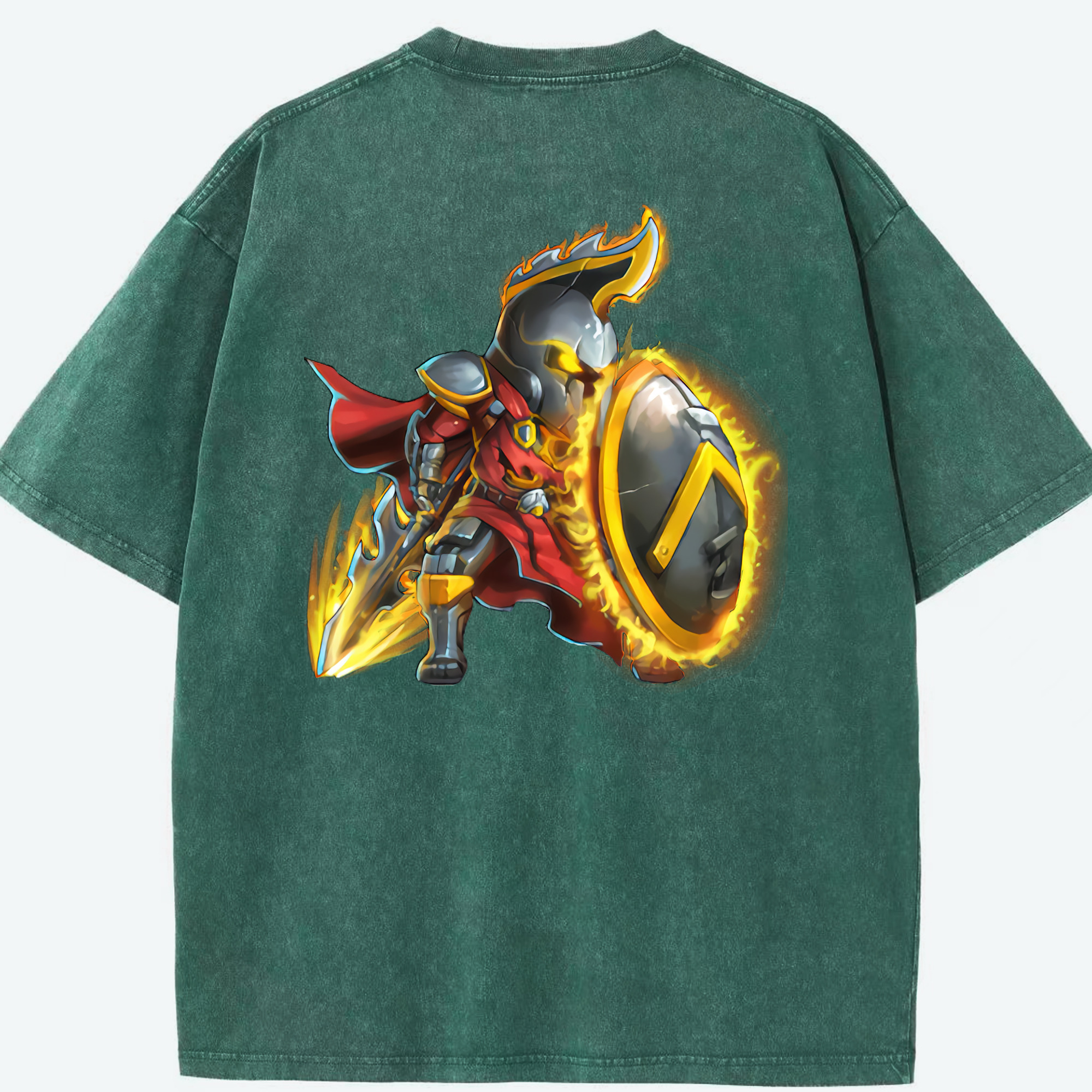 リーグ・オブ・レジェンド League of Legends LOL 綿100% ヴィンテージ風 半袖Tシャツ（背面プリント）